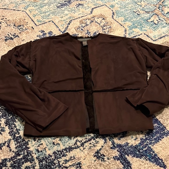 Funky Banana Republic Faux Furry Jacket Size Small - Picture 2 of 6